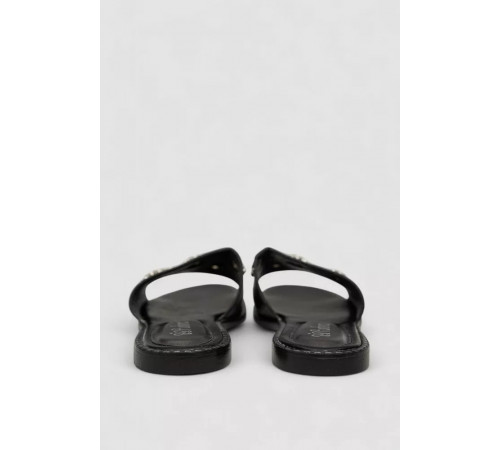 Шлепанцы женские, цвет черный, 244RSL81499