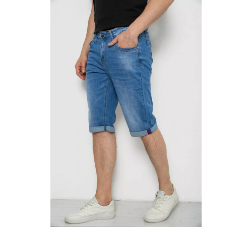 Шорты мужские джинсовые, цвет синий, 244R8059D
