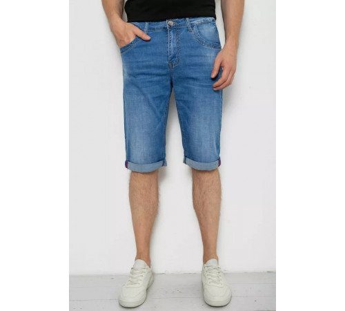 Шорты мужские джинсовые, цвет синий, 244R8059D