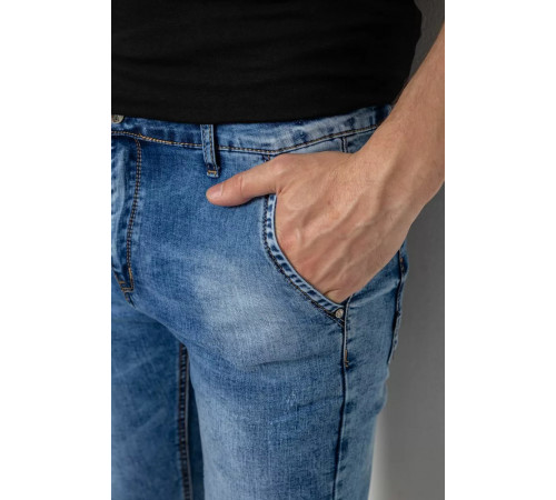 Шорти чоловічі джинсові, колір синій, 244RLS22-0211
