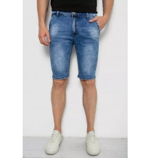 Шорты мужские джинсовые, цвет синий, 244RLS22-0211