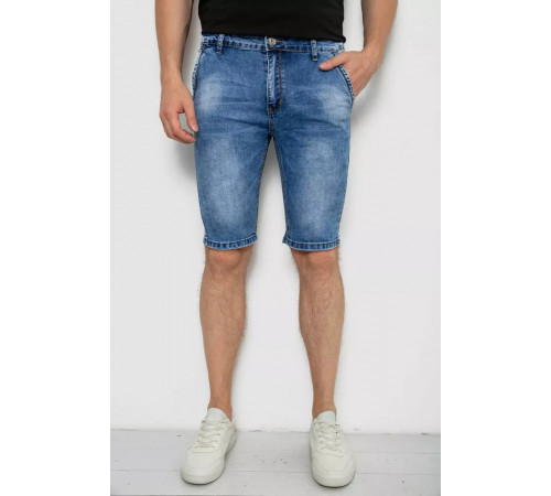 Шорти чоловічі джинсові, колір синій, 244RLS22-0211