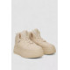 Кроссовки женские зимние на меху, бежевый, 248RAM09-3