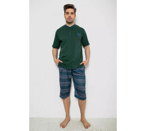 Піжама чоловіча, колір зелений, 243R2007