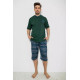 Піжама чоловіча, колір зелений, 243R2007