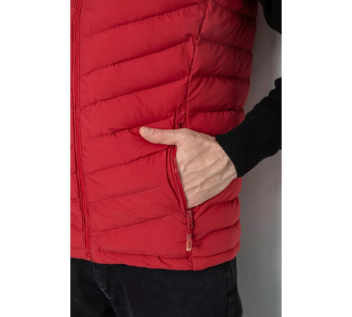 Жилетка мужская демисезонная, цвет бордовый, 244R777