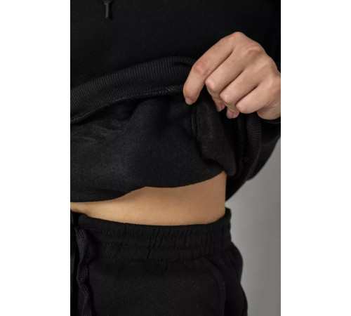 Спорт костюм женский, цвет черный, 244R9144