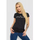 Женская футболка с патриотическим принтом, цвет черный, 244R2213