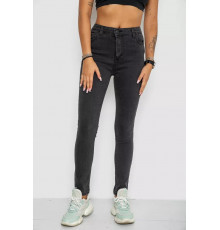 Джинси жіночі демісезонні, колір сірий, 244R2021-18