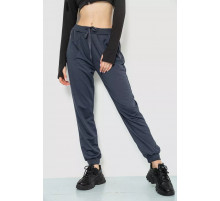 Спорт штани жіночі, колір темно-сірий, 244R5477