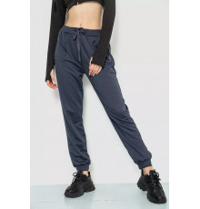 Спорт штани жіночі, колір темно-сірий, 244R5477