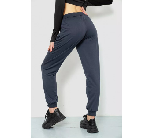 Спорт штани жіночі, колір темно-сірий, 244R5477