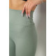 Лосини однотонні в рубчик, колір оливковий, 238R606-1