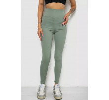 Лосини однотонні в рубчик, колір оливковий, 238R606-1