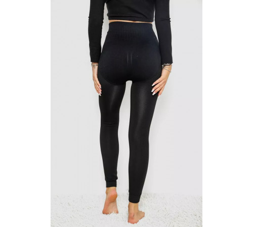 Лосіни на хутрі, колір чорний, 139RA970