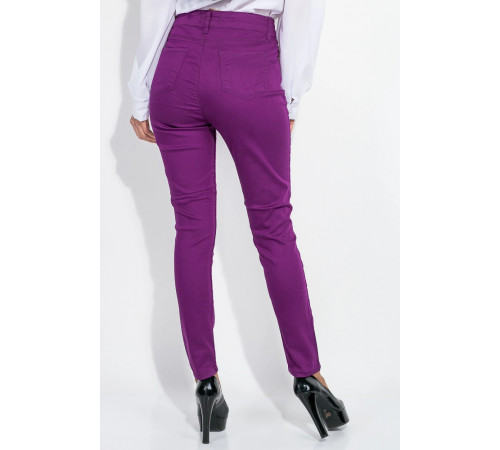 Літні жіночі штани скінні, фіолетового кольору, 282F007