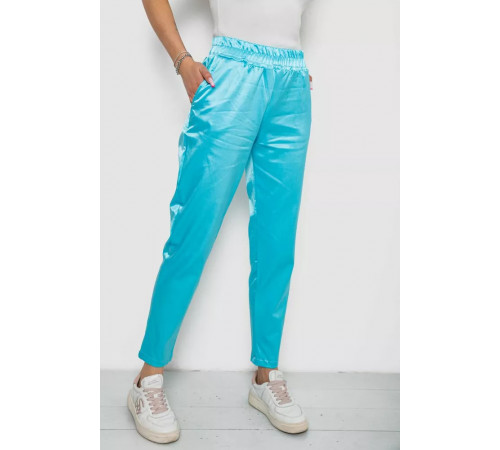 Штани жіночі, колір бірюзовий, 238R317
