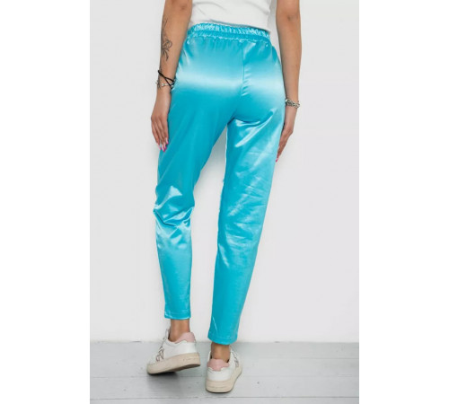 Штани жіночі, колір бірюзовий, 238R317