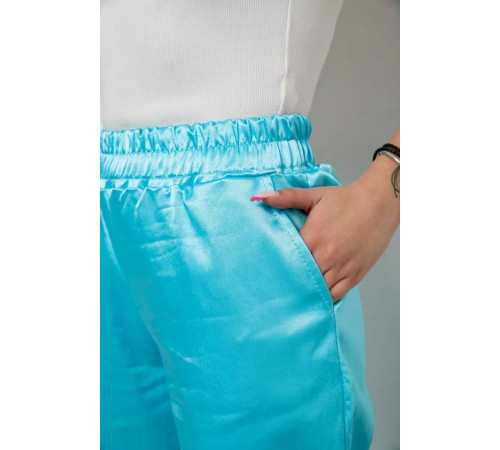 Штани жіночі, колір бірюзовий, 238R317