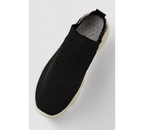 Сліпони жіночі з тканини, колір чорний, 244R291C
