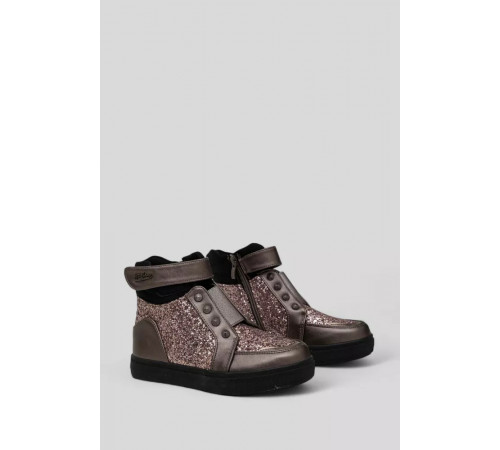 Черевики дитячі для дівчаток демісезонні, колір бронзовий, 244RFG20-3