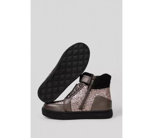 Черевики дитячі для дівчаток демісезонні, колір бронзовий, 244RFG20-3