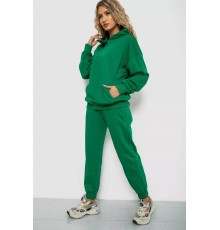 Спорт костюм женский двунитка, цвет зеленый, 102R7717