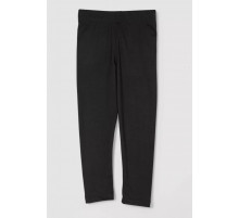 Лосини дитячі з мікродайвінгу утеплені, колір чорний, 102R1051-1