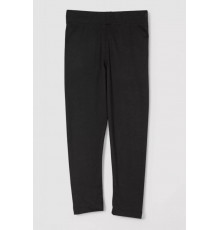 Лосины детские из микродайвинга утепленные, цвет черный, 102R1051-1.