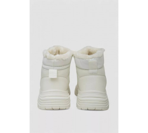 Кроссовки женские зимние на меху, цвет белый, 248RDM04