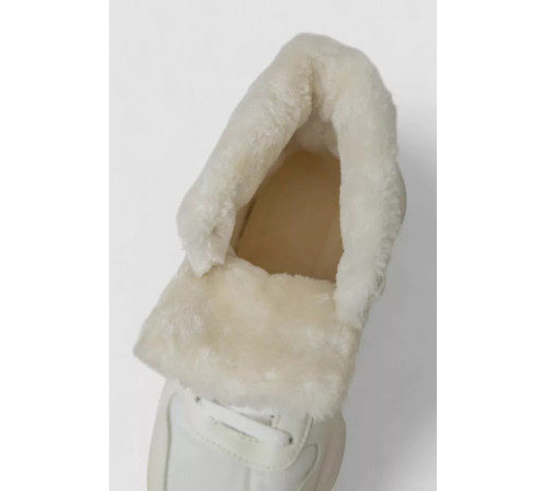 Кроссовки женские зимние на меху, цвет белый, 248RDM04