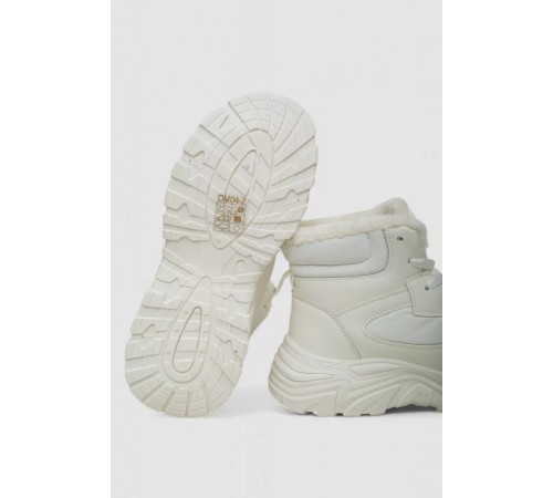 Кроссовки женские зимние на меху, цвет белый, 248RDM04