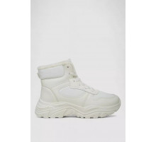 Кроссовки женские зимние на меху, цвет белый, 248RDM04