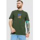 Футболка чоловіча батал, колір хакі, 208R018