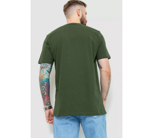 Футболка чоловіча батал, колір хакі, 208R018