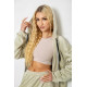 Спортивный костюм женский велюровый, цвет светло-оливковый, 238R107-2.