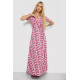 Сарафан з квітковим принтом, колір рожево-червоний, 241R181