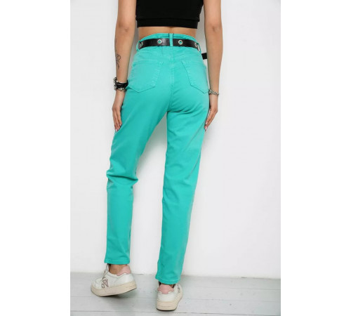 Джинси жіночі, колір м'ятний, 182R00308