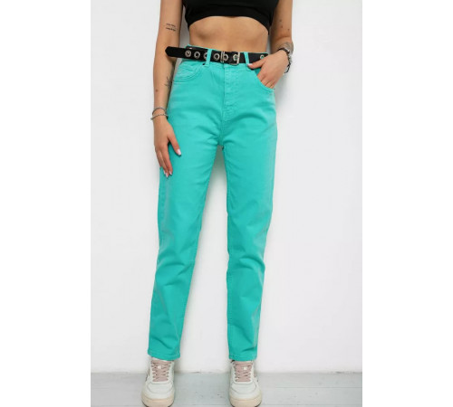 Джинси жіночі, колір м'ятний, 182R00308