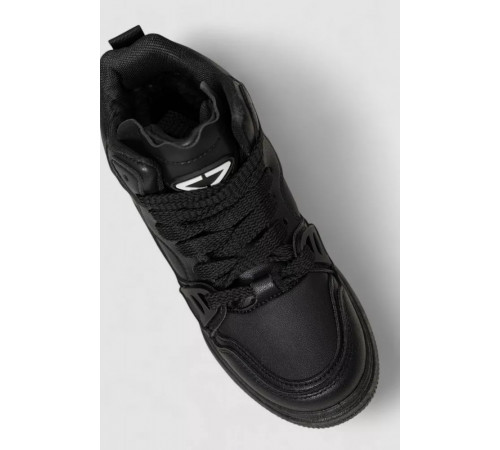 Кроссовки женские на меху, цвет черный, 243R107-5