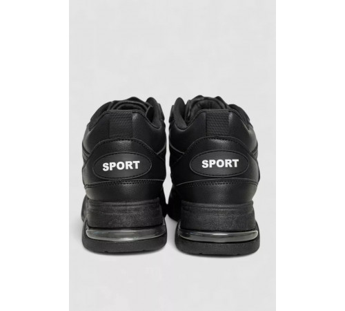 Кроссовки женские на меху, цвет черный, 243R107-5