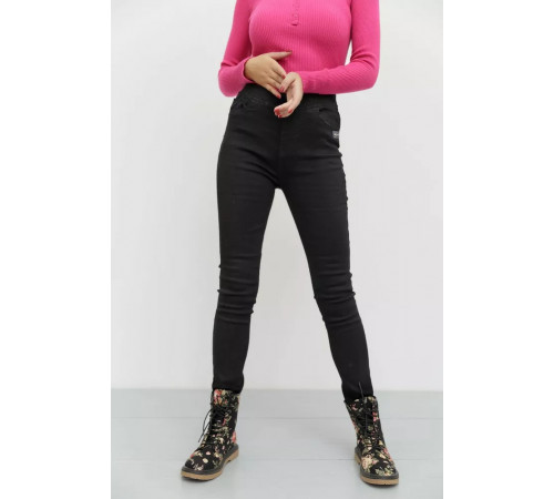 Джеггінси жіночі, колір чорний, 131R9560-6