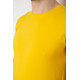 Футболка чоловіча однотонна базова, колір жовтий, 244R2407