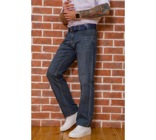 Джинси чоловічі, колір синьо-зелений, 194R50300