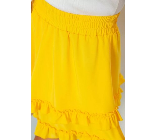 Юбка однотонная короткая, цвет желтый, 102R5254. Юбка однотонная короткая, цвет желтый, 102R5254.