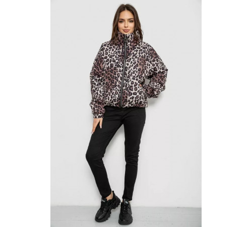 Куртка жіноча демісезонна, колір леопардовий, 102R5273-1