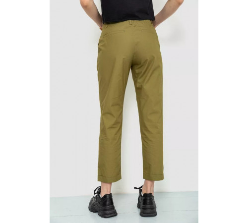 Брюки женские, цвет оливковый, 244R158.