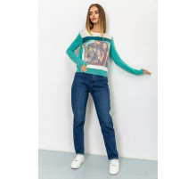 Свитшот женский, цвет оливково-молочный, 167R731-2.