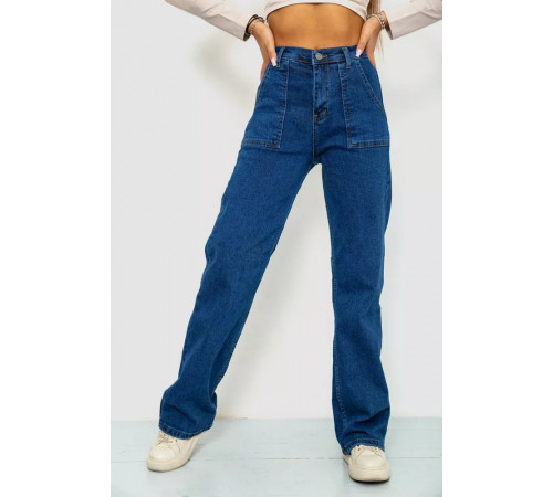 Джинси жіночі, колір темно-синій, 244R413-2017