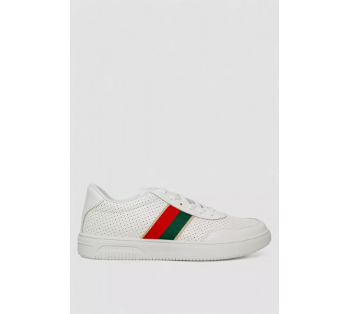 Кеди чоловічі на шнурках, колір білий, 248R151-4